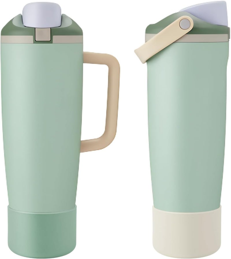 BKBY 2PCS Silicone Boot Compatible with Owala 30oz & 40oz FreeSip Sway Bottles & Tumblers, Protective Anti-Slip Bottom Cover Sleeve for Freesip Sway Tumbler - Image 1